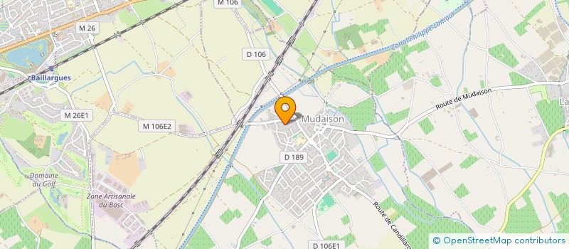 localisation de l'entreprise PONT DE BAYLAU  MUDAISON