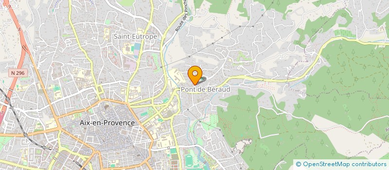 localisation de l'entreprise PONT DE BERAUD à AIX-EN-PROVENCE