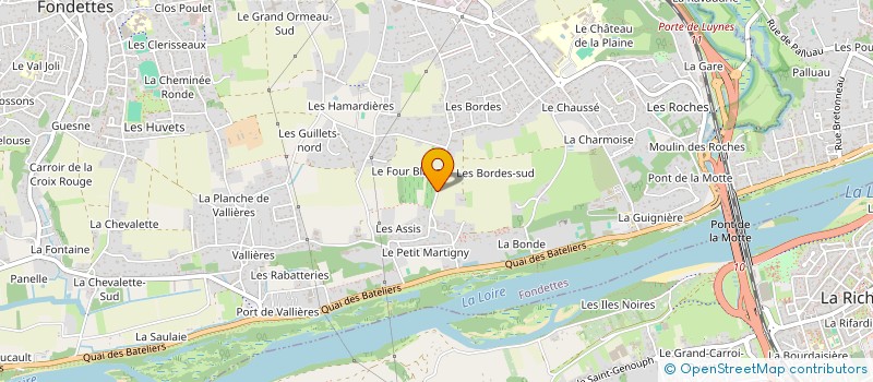localisation de l'entreprise PONT DE LA MOTTE à FONDETTES