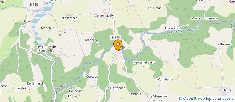 localisation de l'entreprise PONT DE LOCORION à INGUINIEL
