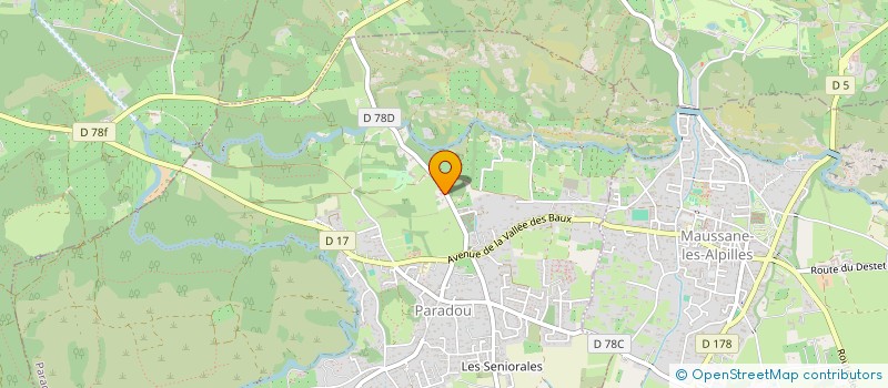 localisation de l'entreprise PONT DE LUCAS  PARADOU