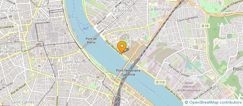 localisation de l'entreprise PONT DE PIERRE AUTOMOBILES à BORDEAUX