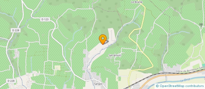 localisation de l'entreprise PONT DE ROSE  SAINT-MARTIN-DE-SESCAS