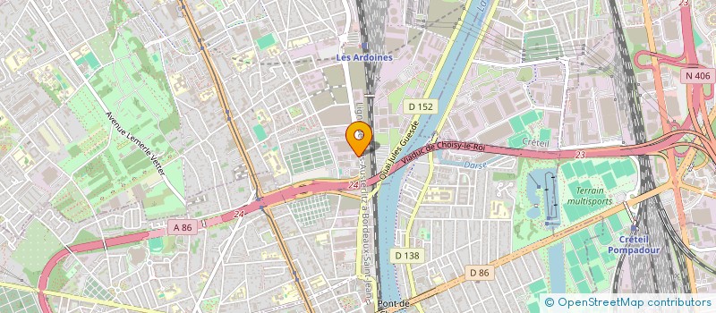 localisation de l'entreprise PONT DE VITRY  VITRY-SUR-SEINE