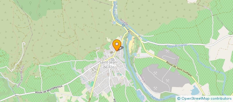 localisation de l'entreprise PONT DU DIABLE  SAINT-JEAN-DE-FOS
