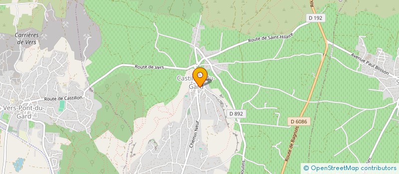 localisation de l'entreprise PONT DU GARD ET PATRIMOINE  CASTILLON-DU-GARD