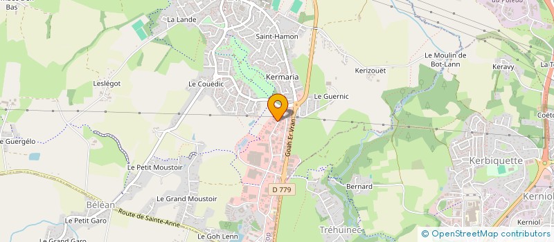 localisation de l'entreprise PONT DU LOCH  PLESCOP