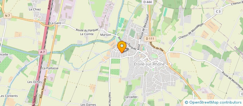 localisation de l'entreprise PONT DU MAROC  ETOILE-SUR-RHONE