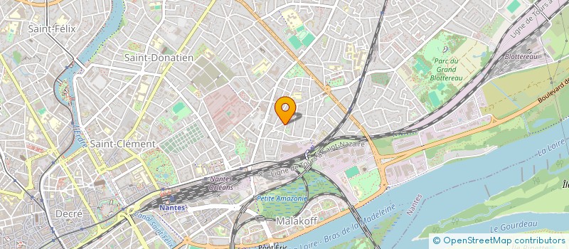 localisation de l'entreprise PONT ET JARDINS  NANTES