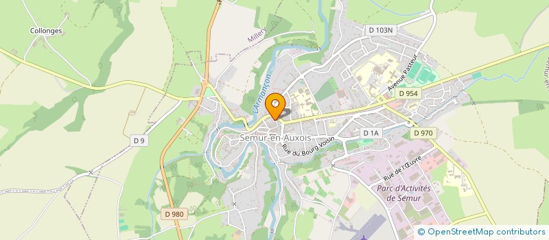 localisation de l'entreprise PONT JOLY à SEMUR-EN-AUXOIS