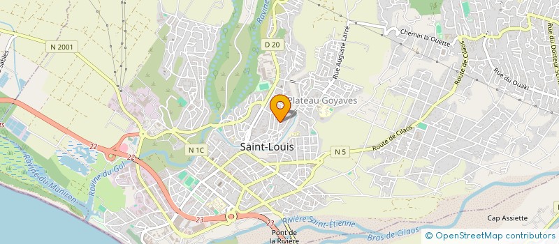 localisation de l'entreprise PONT-NEUF EN ACTION 2 à SAINT-LOUIS