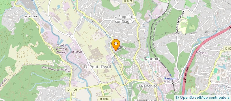 localisation de l'entreprise PONT NEUF SAINT JACQUES à LA ROQUETTE-SUR-SIAGNE