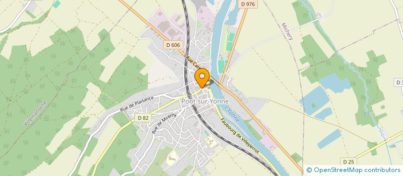 localisation de l'entreprise PONT OPTIQUE à PONT-SUR-YONNE
