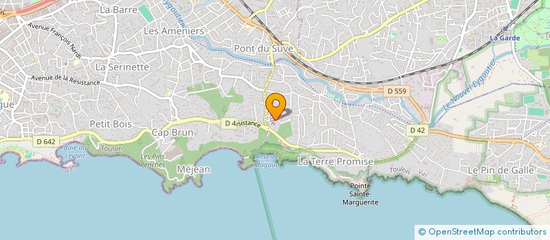 localisation de l'entreprise PONT SELLE DES SABLES  LA GARDE