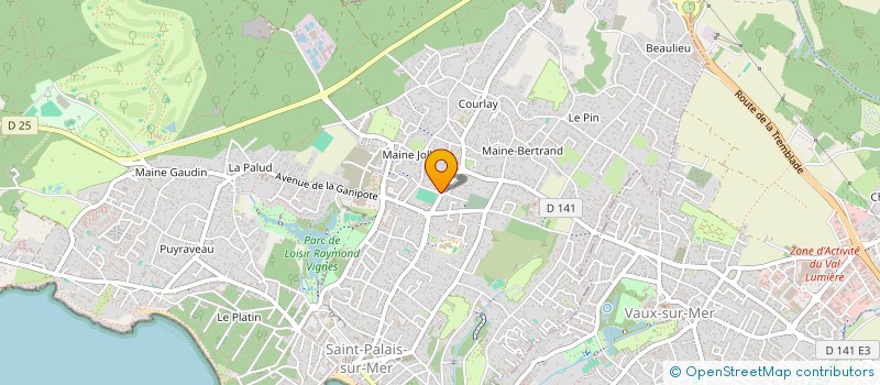 localisation de l'entreprise PONTA PIZZA  SAINT-PALAIS-SUR-MER