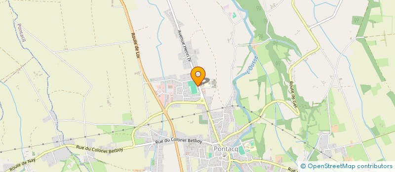 localisation de l'entreprise PONTACQ RADIO  PONTACQ