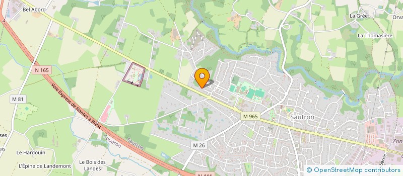 localisation de l'entreprise PONTAIS DEVELOPPEMENT à SAUTRON