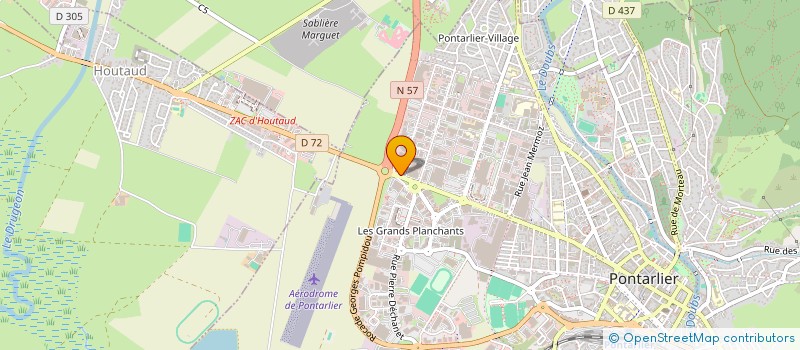 localisation de l'entreprise PONTAJOQUE  PONTARLIER