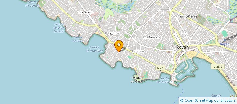 localisation de l'entreprise PONTAKA  ROYAN