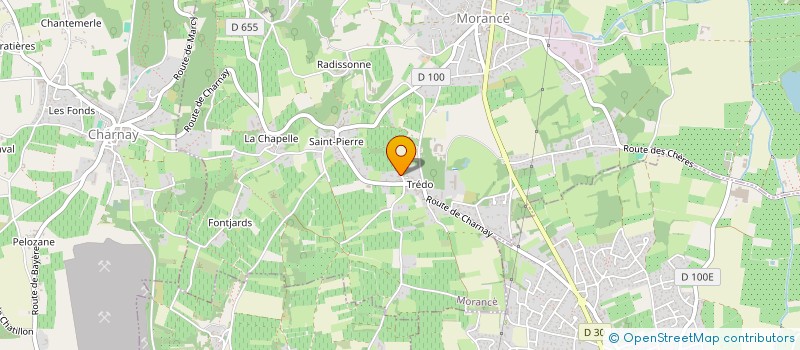 localisation de l'entreprise PONTARIMMO  MORANCE