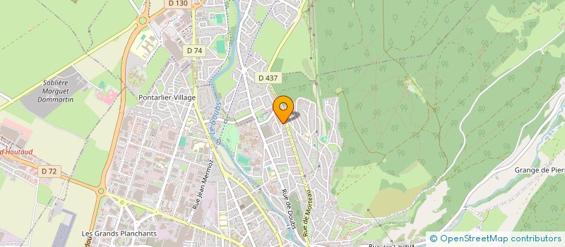localisation de l'entreprise PONTARTDECO à PONTARLIER