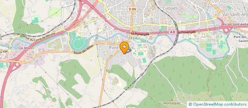 localisation de l'entreprise PONTASIO  AIX-EN-PROVENCE