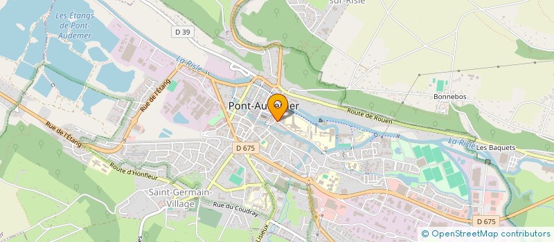 localisation de l'entreprise PONTAUDIS à PONT-AUDEMER