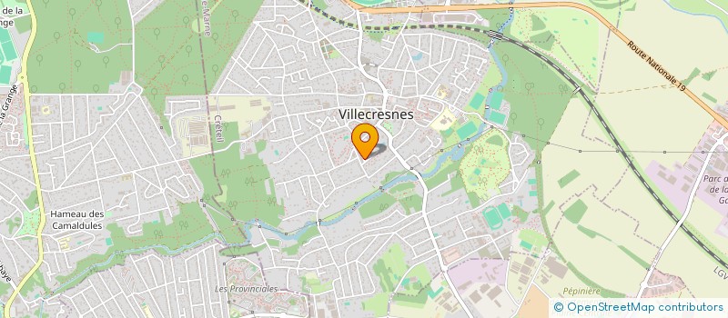 localisation de l'entreprise PONTAULT OGM 2  VILLECRESNES