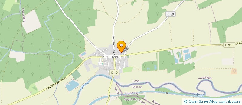 localisation de l'entreprise PONTAV'HAIR COIFFURE à PONTAVERT