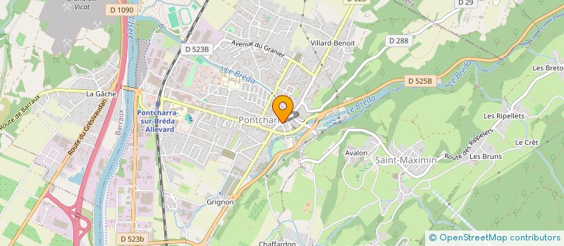 localisation de l'entreprise PONTCH'AIRSOFT  PONTCHARRA