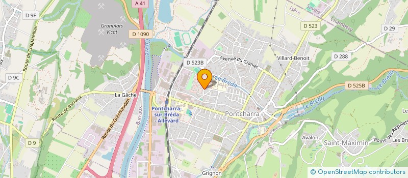 localisation de l'entreprise PONTCH COCO  PONTCHARRA