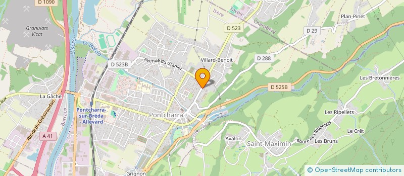 localisation de l'entreprise PONTCH'MUSIQUE  PONTCHARRA