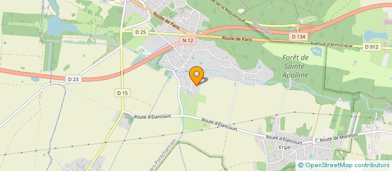 localisation de l'entreprise PONTCHARTRAIN TUILERIE  JOUARS-PONTCHARTRAIN