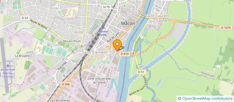 localisation de l'entreprise PONTE LOCO à MACON