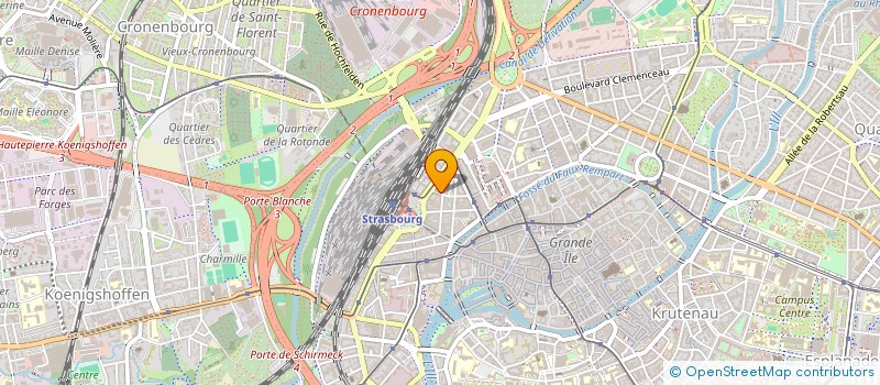 localisation de l'entreprise PONTE ROSSO à STRASBOURG