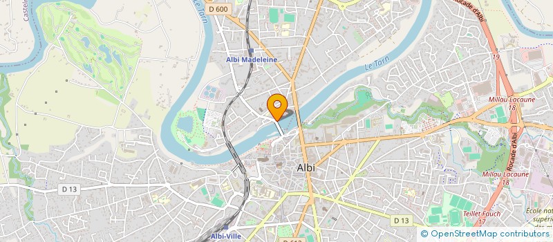 localisation de l'entreprise PONTE-VECCHIO à ALBI