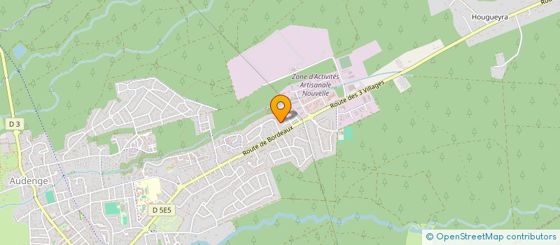 localisation de l'entreprise PONTEILS  AUDENGE