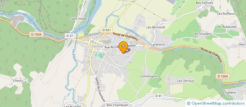 localisation de l'entreprise PONTES MTT  YENNE