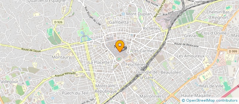 localisation de l'entreprise PONTET LANDRAUD à NIMES
