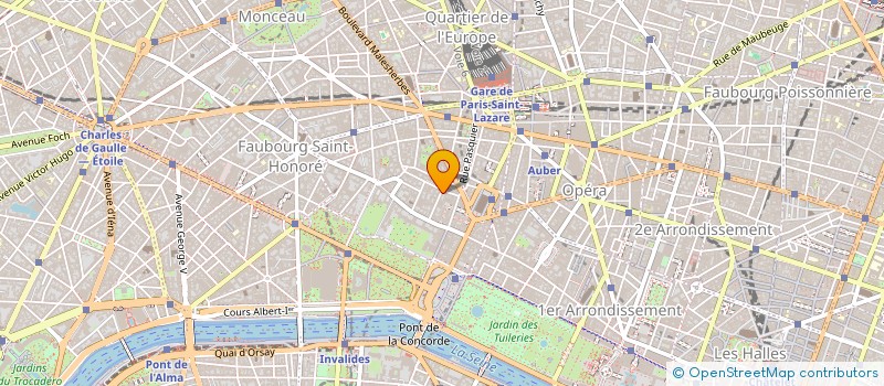 localisation de l'entreprise PONTHIEU 33  PARIS