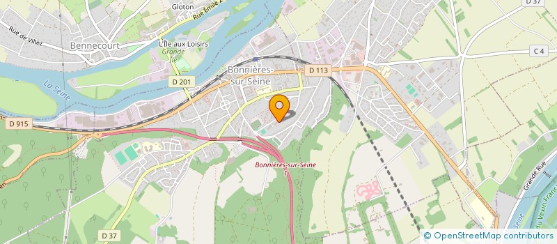 localisation de l'entreprise PONTHIEU AUDIT  MANTES-LA-JOLIE