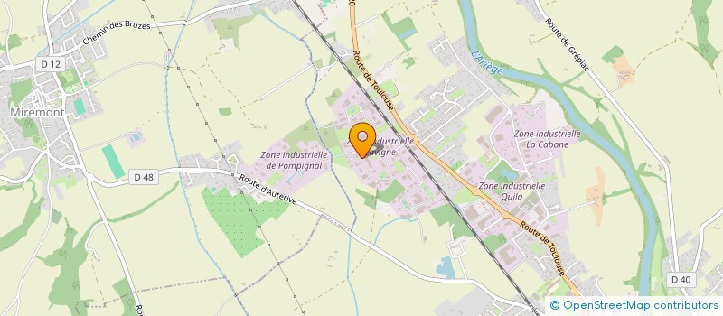 localisation de l'entreprise PONTHIEU ET TESSAROTTO à AUTERIVE