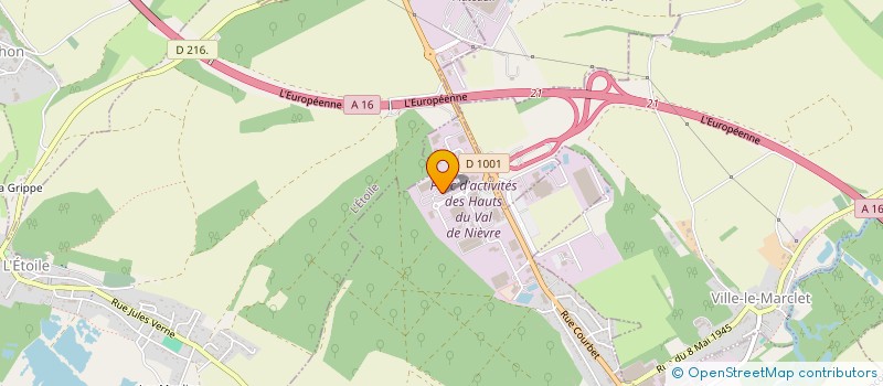 localisation de l'entreprise PONTHIEU LOCATION MATERIEL à FLIXECOURT