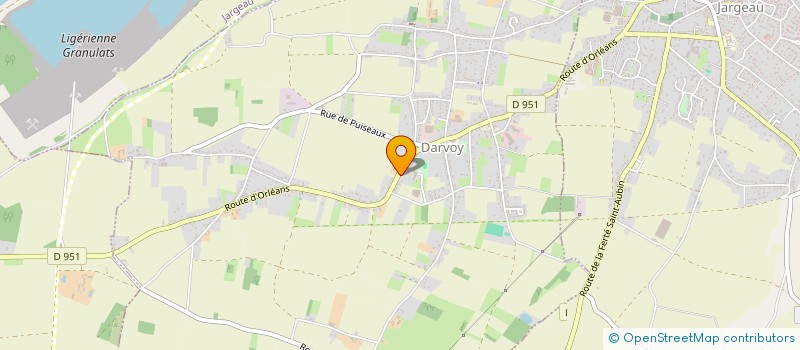 localisation de l'entreprise PONTHONNE SARL à JARGEAU