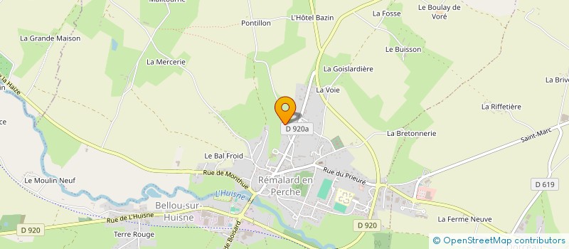 localisation de l'entreprise PONTIBLOT à REMALARD-EN-PERCHE