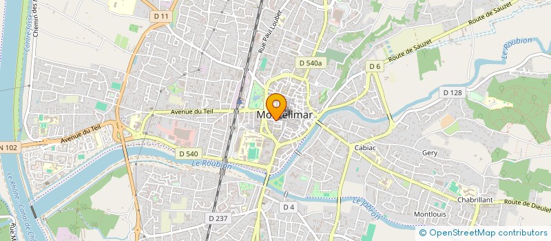 localisation de l'entreprise PONTIER FINANCE  MONTELIMAR