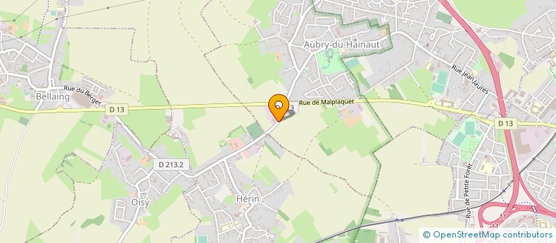 localisation de l'entreprise PONTIGNAC à AUBRY-DU-HAINAUT