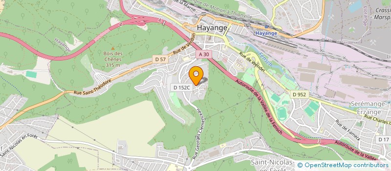 localisation de l'entreprise PONTILE  APACH