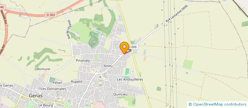 localisation de l'entreprise PONTILLE  GENAS