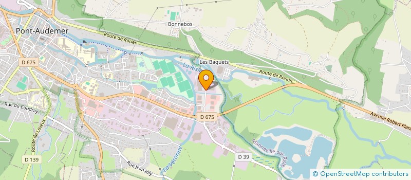 localisation de l'entreprise PONTIM à PONT-AUDEMER